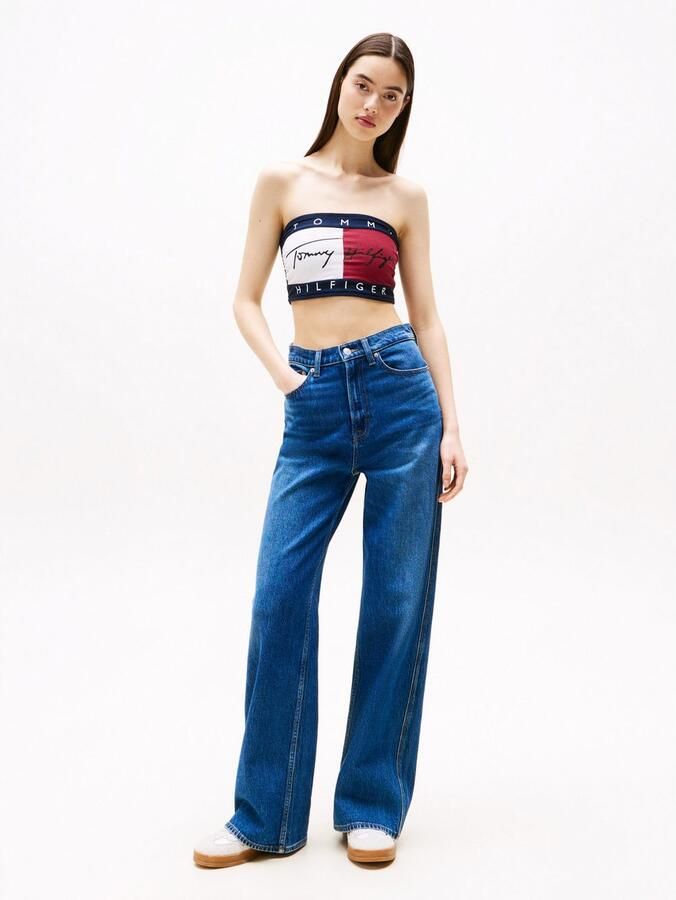 Tommy Hilfiger Underwear Bandeau-bh BANDEAU met colorblock en Tommy Style casual lichaamsnauwsluitend katoenmix - Foto 5