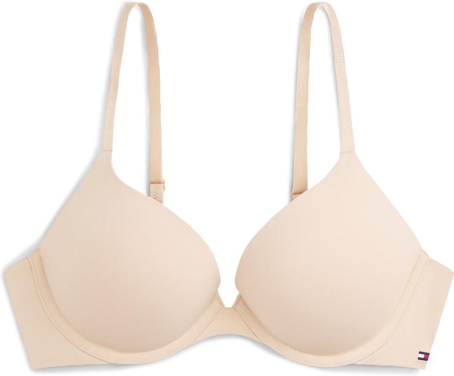 Tommy Hilfiger Underwear Beugel-bh PUSH UP effen spaghettibandjes met logo