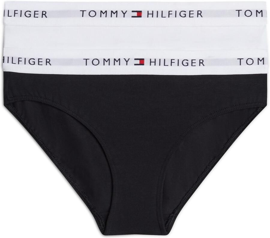 Tommy Hilfiger Underwear Bikinibroekje 2 PK BIKINI met elastische band in 2-pack effen casual lichaamsnauwsluitend katoenmix (2 stuks Set van 2) - Foto 4