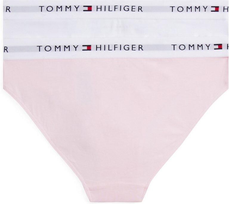 Tommy Hilfiger Underwear Bikinibroekje 2 PK BIKINI met elastische band in 2-pack effen casual lichaamsnauwsluitend katoenmix (2 stuks Set van 2)