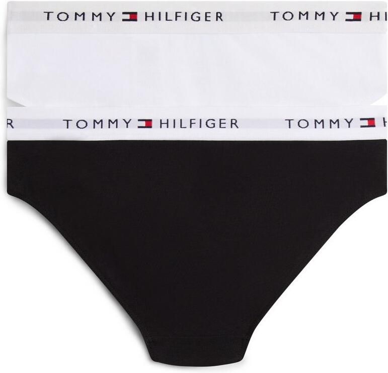 Tommy Hilfiger Underwear Bikinibroekje 2 PK BIKINI met elastische band in 2-pack effen casual lichaamsnauwsluitend katoenmix (2 stuks Set van 2) - Foto 3