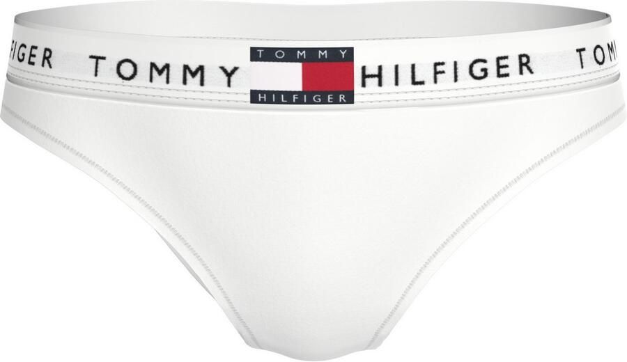 Tommy Hilfiger Bikinibroekje met elastische band met label model 'TH Heritage' - Foto 5