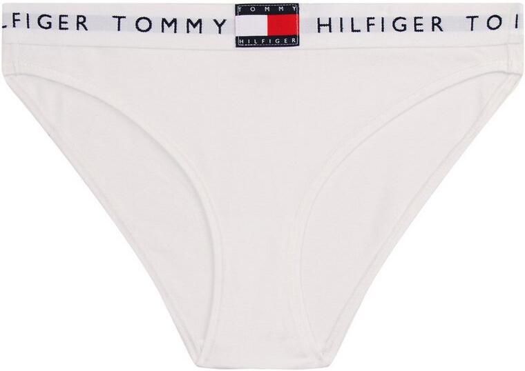 Tommy Hilfiger Bikinibroekje met elastische band met label model 'TH Heritage' - Foto 6