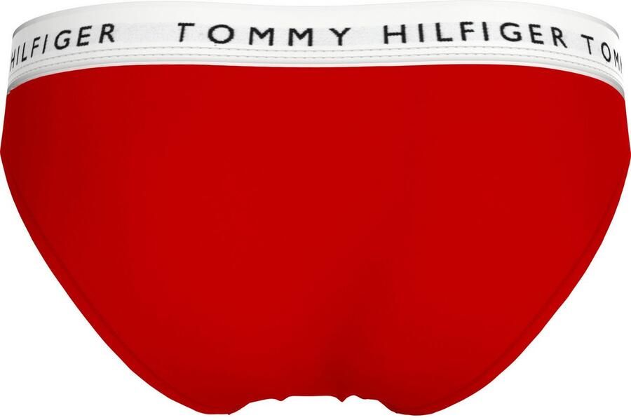 Tommy Hilfiger Bikinibroekje met elastische band met label model 'TH Heritage' - Foto 7