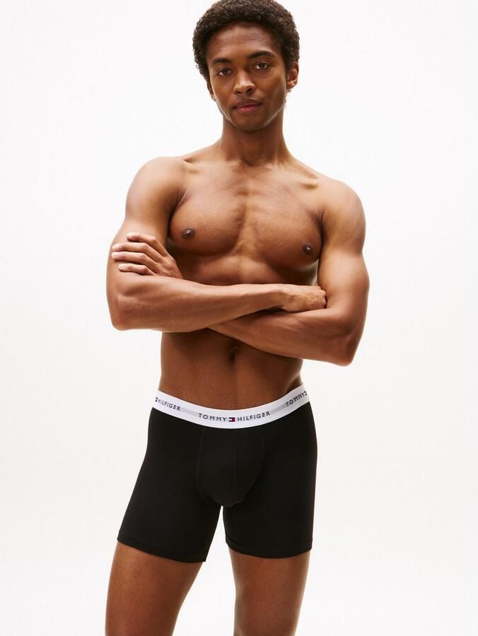 Tommy Hilfiger Underwear Boxershort 3P BOXER BRIEF met langere pijpen en tommy hilfiger logo-elastische tailleband (3 stuks) - Foto 2