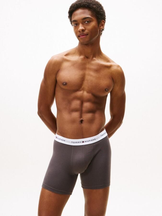Tommy Hilfiger Underwear Boxershort 3P BOXER BRIEF met langere pijpen en tommy hilfiger logo-elastische tailleband (3 stuks) - Foto 3