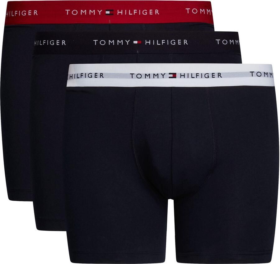 Tommy Hilfiger Underwear Boxershort 3P BOXER BRIEF WB met contrasterende logo-band (3 stuks) - Foto 10