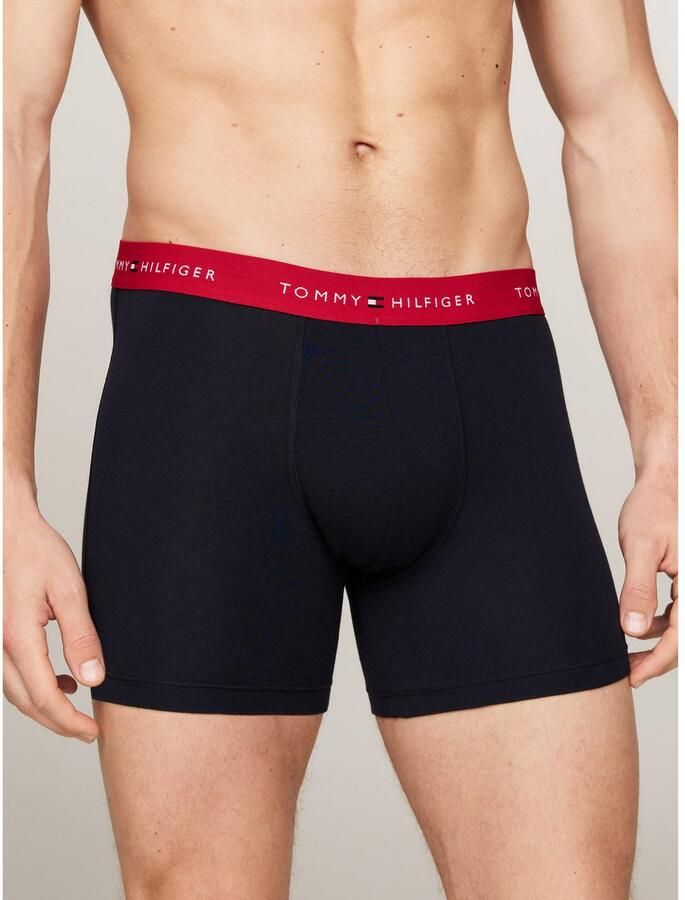 Tommy Hilfiger Underwear Boxershort 3P BOXER BRIEF WB met contrasterende logo-band (3 stuks) - Foto 4