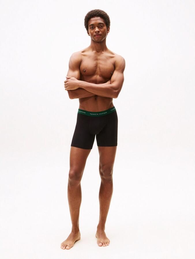 Tommy Hilfiger Underwear Boxershort 3P BOXER BRIEF WB met contrasterende logo-band (3 stuks) - Foto 3