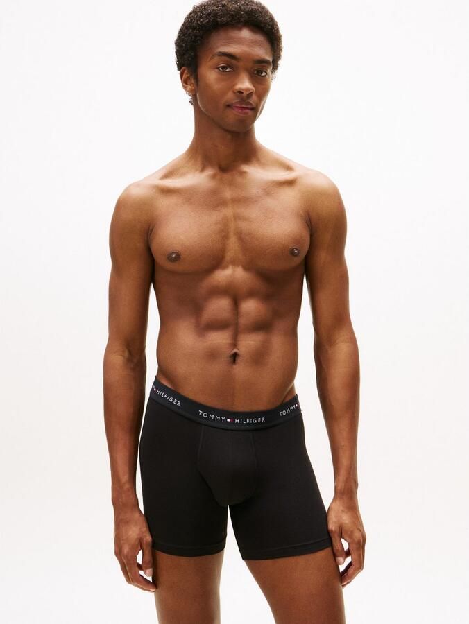 Tommy Hilfiger Underwear Boxershort 3P BOXER BRIEF WB met contrasterende logo-band (3 stuks) - Foto 2