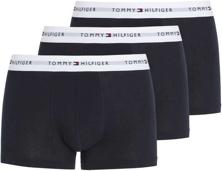 Tommy Hilfiger Underwear Boxershort TRUNK 3 PACK met een logo-opschrift (3 stuks) - Foto 4