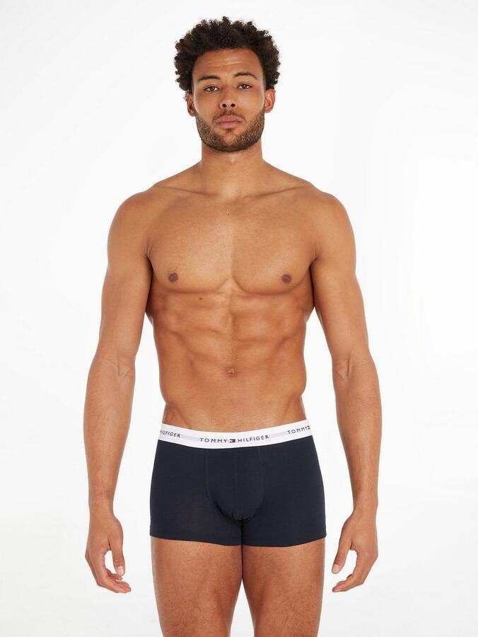 Tommy Hilfiger Underwear Boxershort TRUNK 3 PACK met een logo-opschrift (3 stuks) - Foto 2
