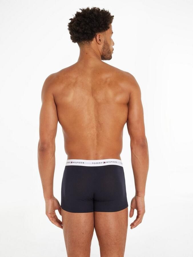 Tommy Hilfiger Underwear Boxershort TRUNK 3 PACK met een logo-opschrift (3 stuks) - Foto 3