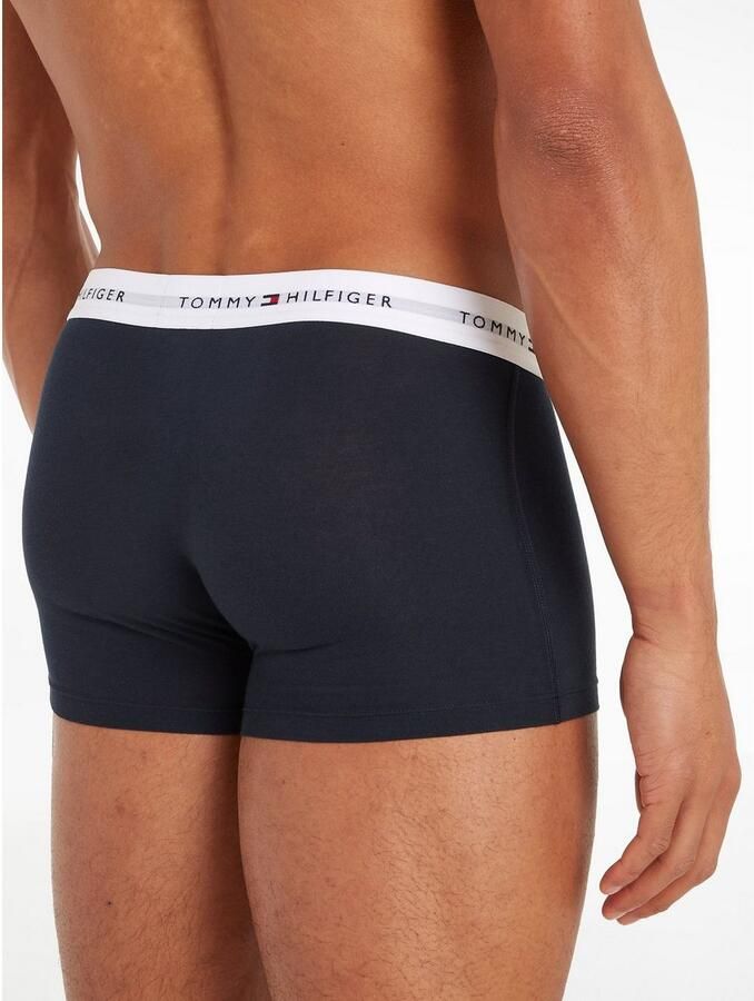 Tommy Hilfiger Underwear Boxershort TRUNK 3 PACK met een logo-opschrift (3 stuks)