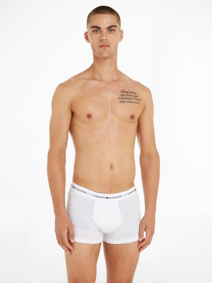 Tommy Hilfiger Underwear Boxershort TRUNK 3 PACK met een logo-opschrift (3 stuks) - Foto 3