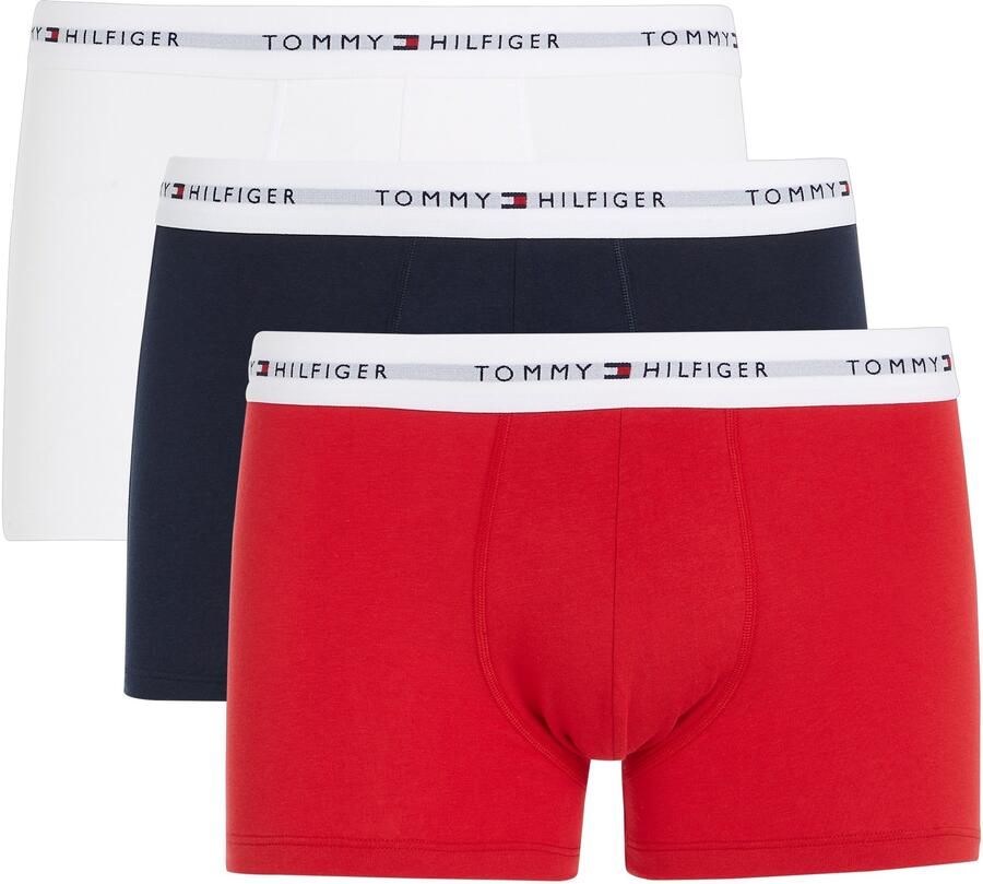 Tommy Hilfiger Underwear Boxershort TRUNK 3 PACK met een logo-opschrift (3 stuks) - Foto 4