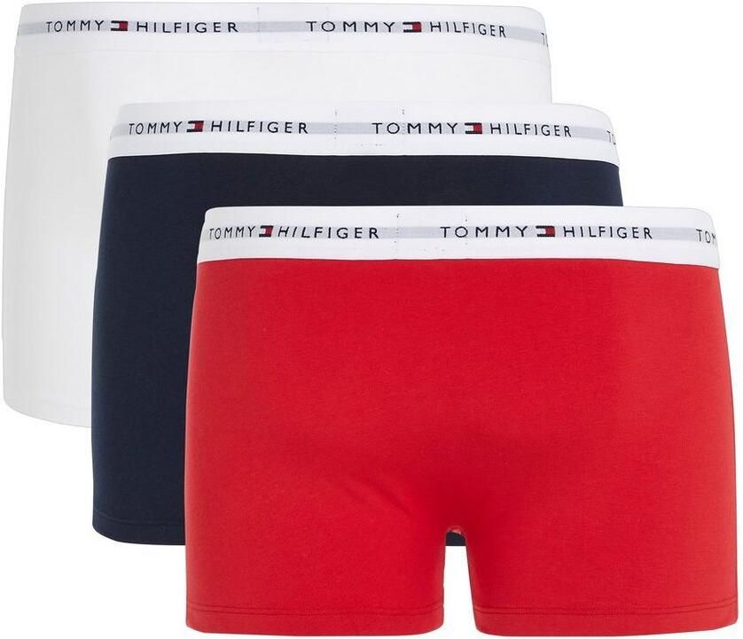 Tommy Hilfiger Underwear Boxershort TRUNK 3 PACK met een logo-opschrift (3 stuks) - Foto 3