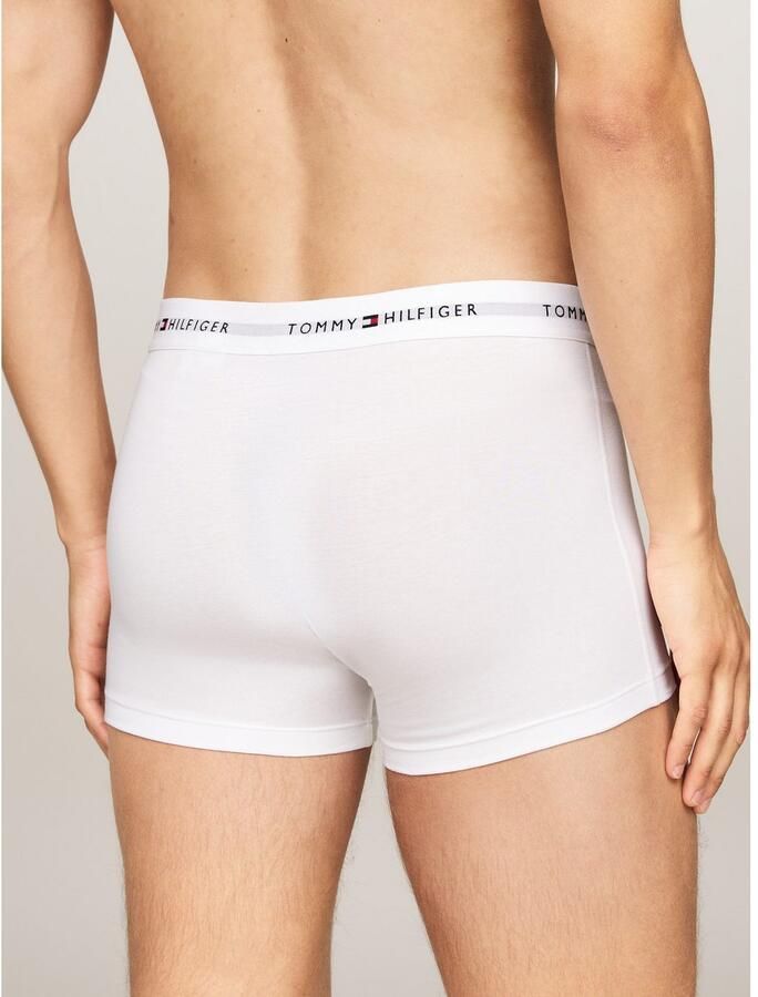 Tommy Hilfiger Underwear Boxershort TRUNK 3 PACK met een logo-opschrift (3 stuks)