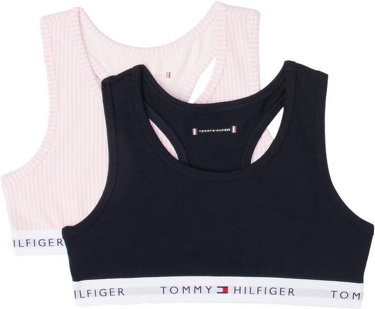 Tommy Hilfiger Underwear Bralette-bh 2PK BRALETTE PRINT met een logo-opschrift (2-delig Set van 2) - Foto 2
