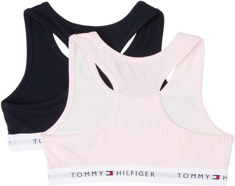 Tommy Hilfiger Underwear Bralette-bh 2PK BRALETTE PRINT met een logo-opschrift (2-delig Set van 2) - Foto 3