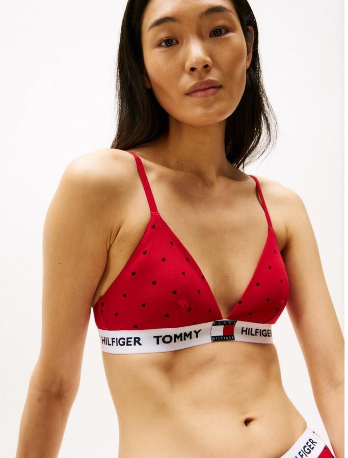 Tommy Hilfiger Beha met elastische band met label model 'TRIA' - Foto 3