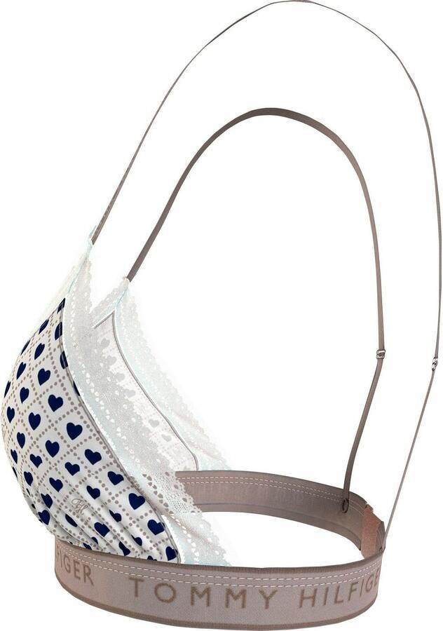 Tommy Hilfiger Underwear Bralette-bh TRIANGLE PRINT met modieuze tailleband met logo - Foto 8