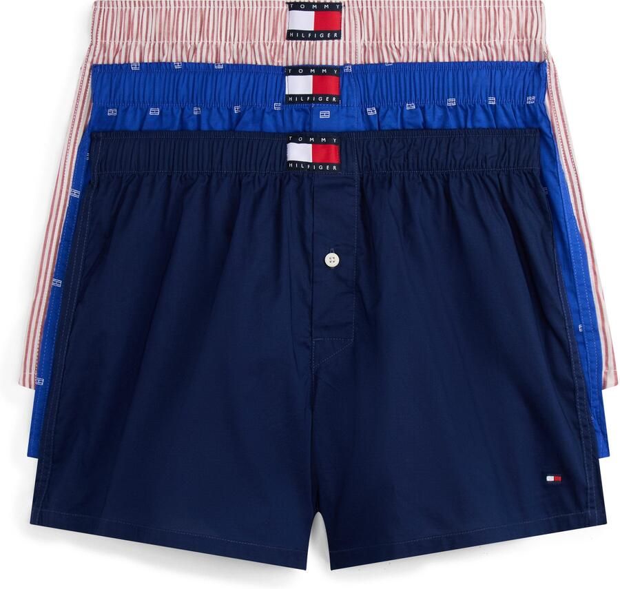 Tommy Hilfiger Underwear Geweven boxershort 3P WOVEN BOXER PRINT (3 stuks) - Foto 6