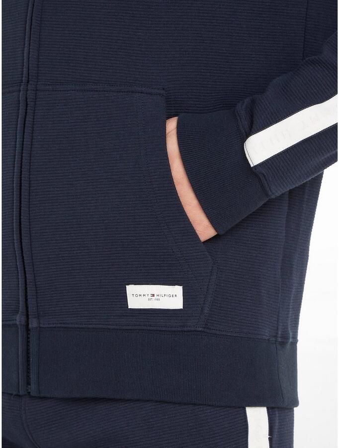 Tommy Hilfiger Underwear Hoodie HWK FZ HOODIE met merklabel op de mouwen