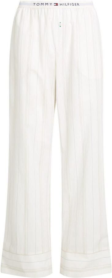 Tommy Hilfiger Underwear Loungebroek POPLIN PANTS met streepjespatroon logo-bund - Foto 4