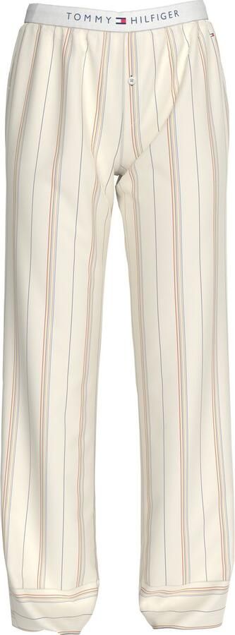 Tommy Hilfiger Underwear Loungebroek POPLIN PANTS met streepjespatroon logo-bund - Foto 5