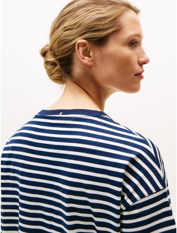 Tommy Hilfiger Underwear Nachthemd STRIPE SS T-SHIRT DRESS met strepenpatroon logo - Foto 2