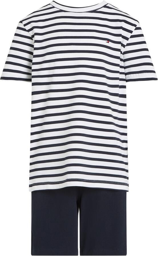 Tommy Hilfiger Underwear Pyjama S S JERSEY PJ SET met geborduurd logo (set 2-delig 2 stuks) - Foto 3