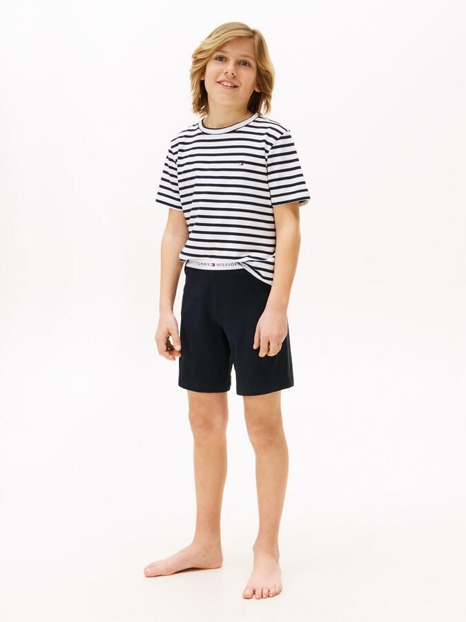 Tommy Hilfiger Underwear Pyjama S S JERSEY PJ SET met geborduurd logo (set 2-delig 2 stuks) - Foto 2