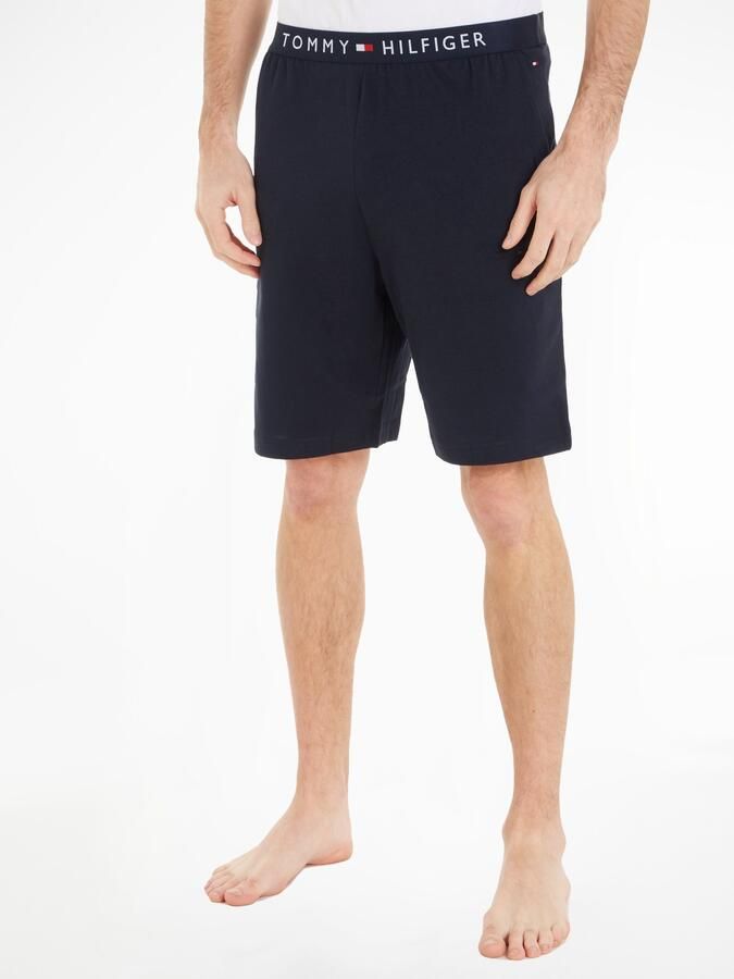 Tommy Hilfiger Underwear Pyjamashort Jersey short met tommy hilfiger logo-opschrift bij de band - Foto 5