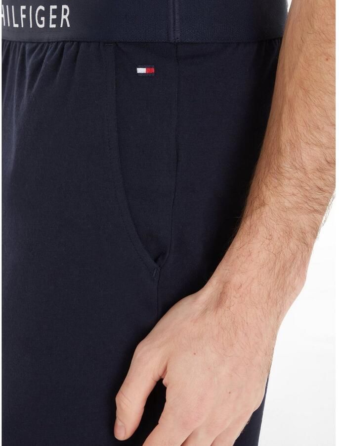Tommy Hilfiger Underwear Pyjamashort Jersey short met tommy hilfiger logo-opschrift bij de band - Foto 2