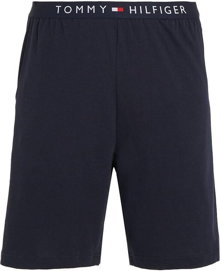 Tommy Hilfiger Underwear Pyjamashort Jersey short met tommy hilfiger logo-opschrift bij de band
