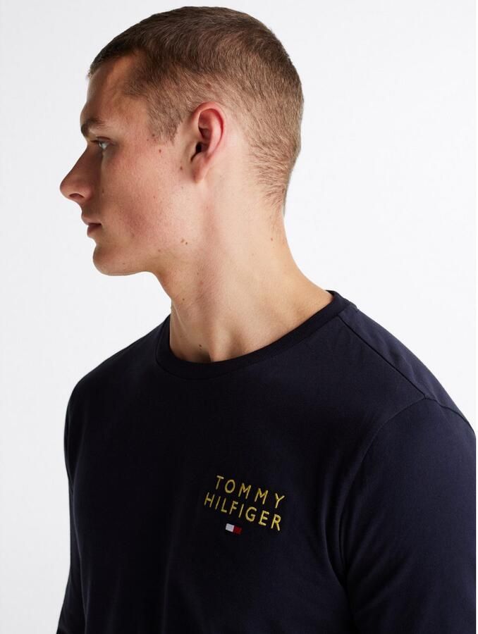 Tommy Hilfiger Shirt met lange mouwen en labelstitching model 'ORIGINAL' - Foto 2