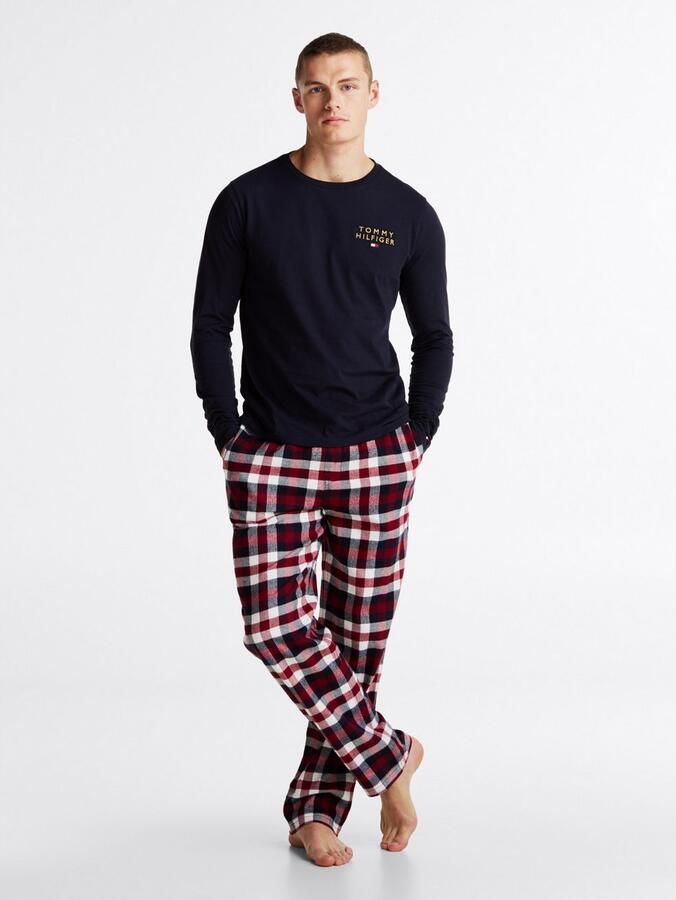 Tommy Hilfiger Shirt met lange mouwen en labelstitching model 'ORIGINAL' - Foto 3