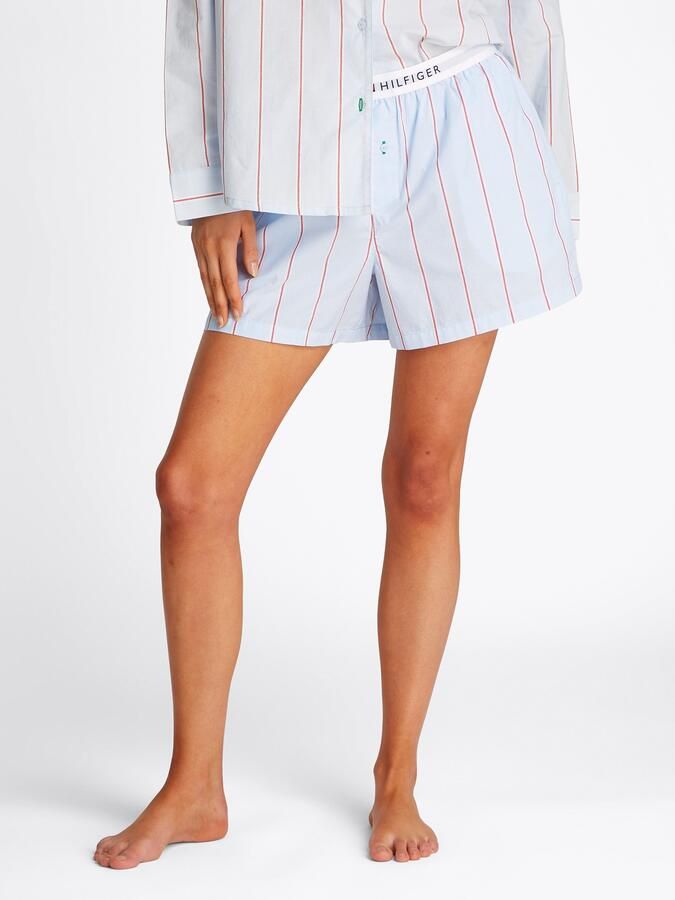Tommy Hilfiger Underwear Short POPLIN SHORT met streepjespatroon logo-bund - Foto 6