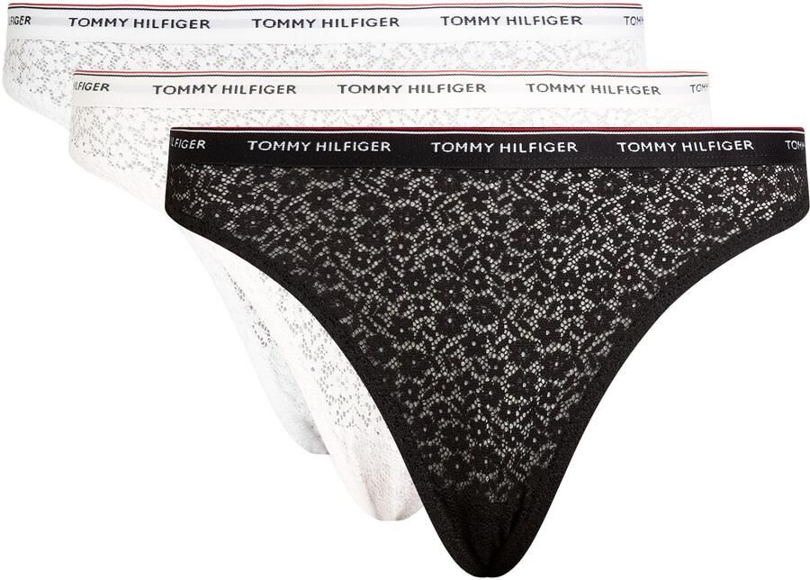 Tommy Hilfiger String in een set van 3 stuks met kant model 'PREMIUM ESSENTIALS' - Foto 7