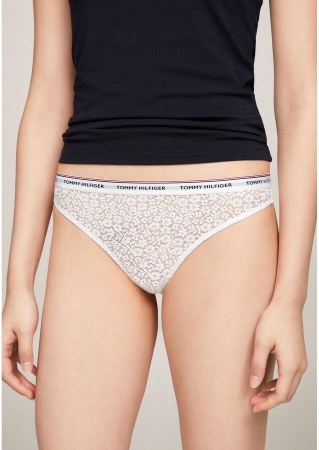 Tommy Hilfiger String in een set van 3 stuks met kant model 'PREMIUM ESSENTIALS' - Foto 2