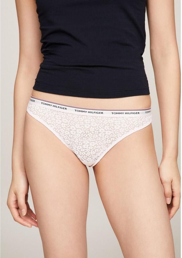 Tommy Hilfiger String in een set van 3 stuks met kant model 'PREMIUM ESSENTIALS' - Foto 3