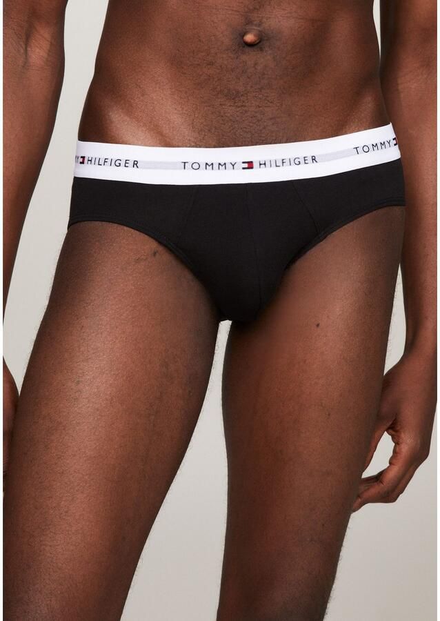 Tommy Hilfiger Underwear Slip 5P BRIEF met contrasterende logo-band (5 stuks Set van 5) - Foto 2