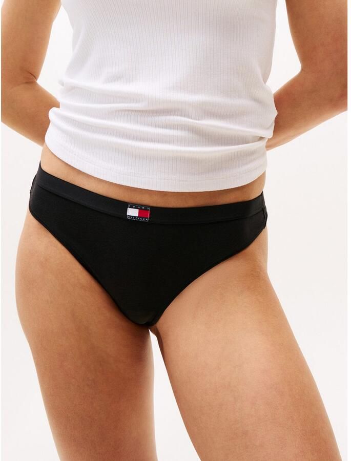 Tommy Hilfiger Underwear String 3 PACK THONG (EXT.SIZES) basic elastische band effen (3 stuks)