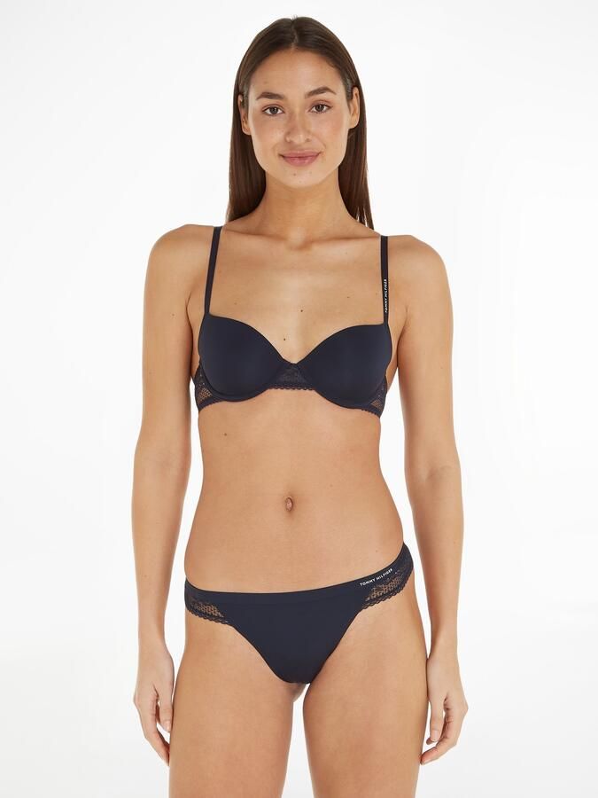 Tommy Hilfiger String met kant model 'TAILORED COMFORT THONG' - Foto 4