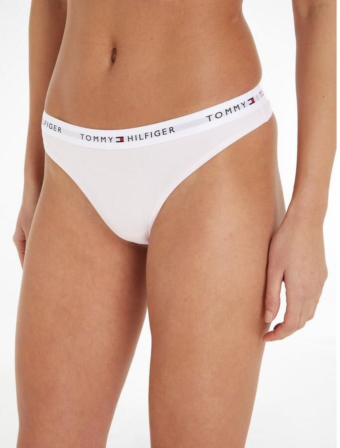 Tommy Hilfiger Underwear String met logo op de tailleband