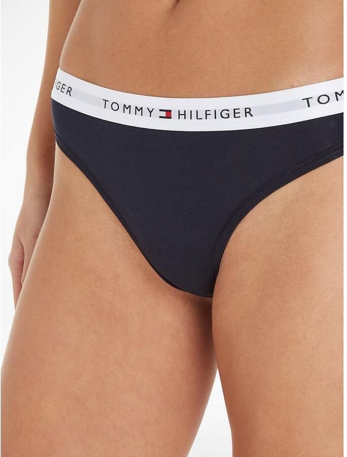 Tommy Hilfiger Underwear String met logo op de tailleband