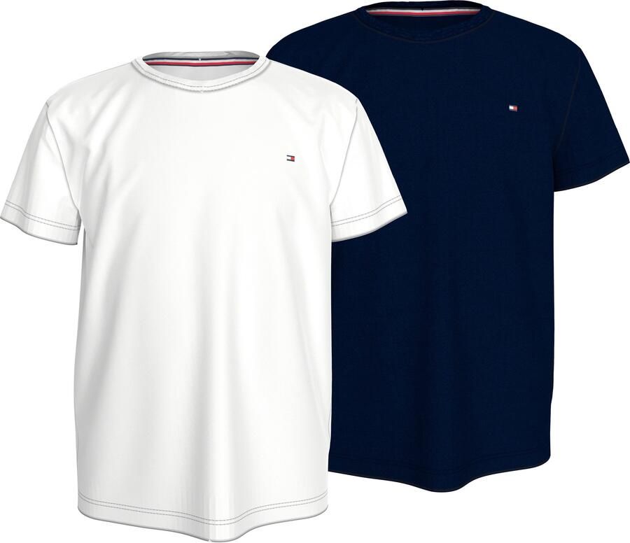 Tommy Hilfiger Underwear T-shirt 2 PK SS TEE met borduursel en ronde hals in 2-pack (2-delig Set van 2) - Foto 12