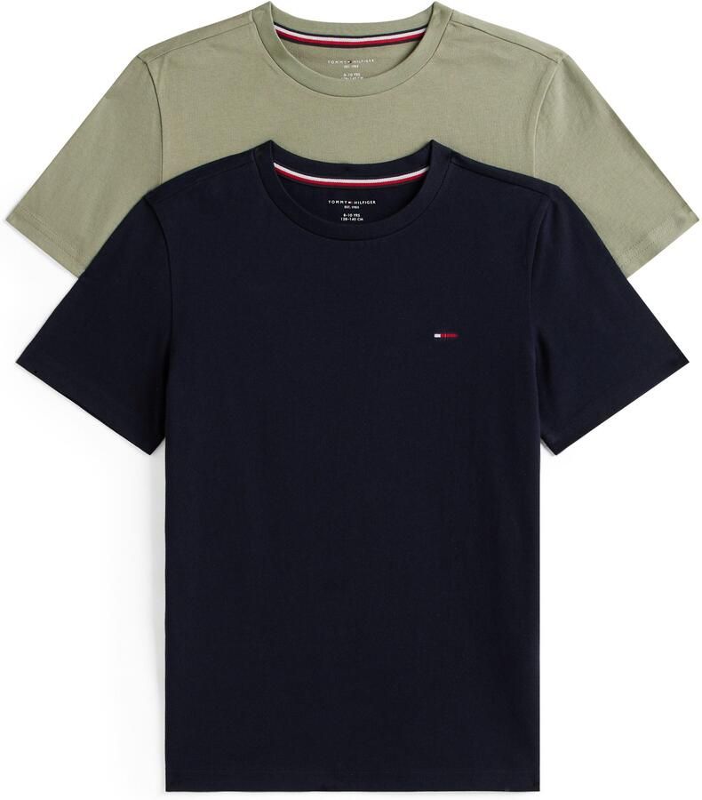 Tommy Hilfiger Underwear T-shirt 2 PK SS TEE met borduursel en ronde hals in 2-pack (2-delig Set van 2) - Foto 6