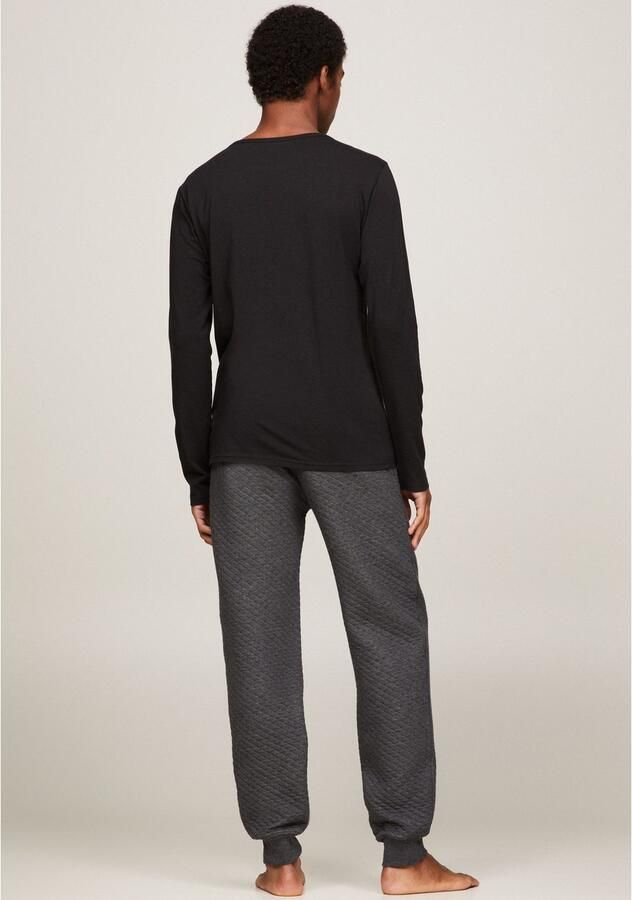 Tommy Hilfiger Shirt met lange mouwen en labelstitching in een set van 3 stuks - Foto 3